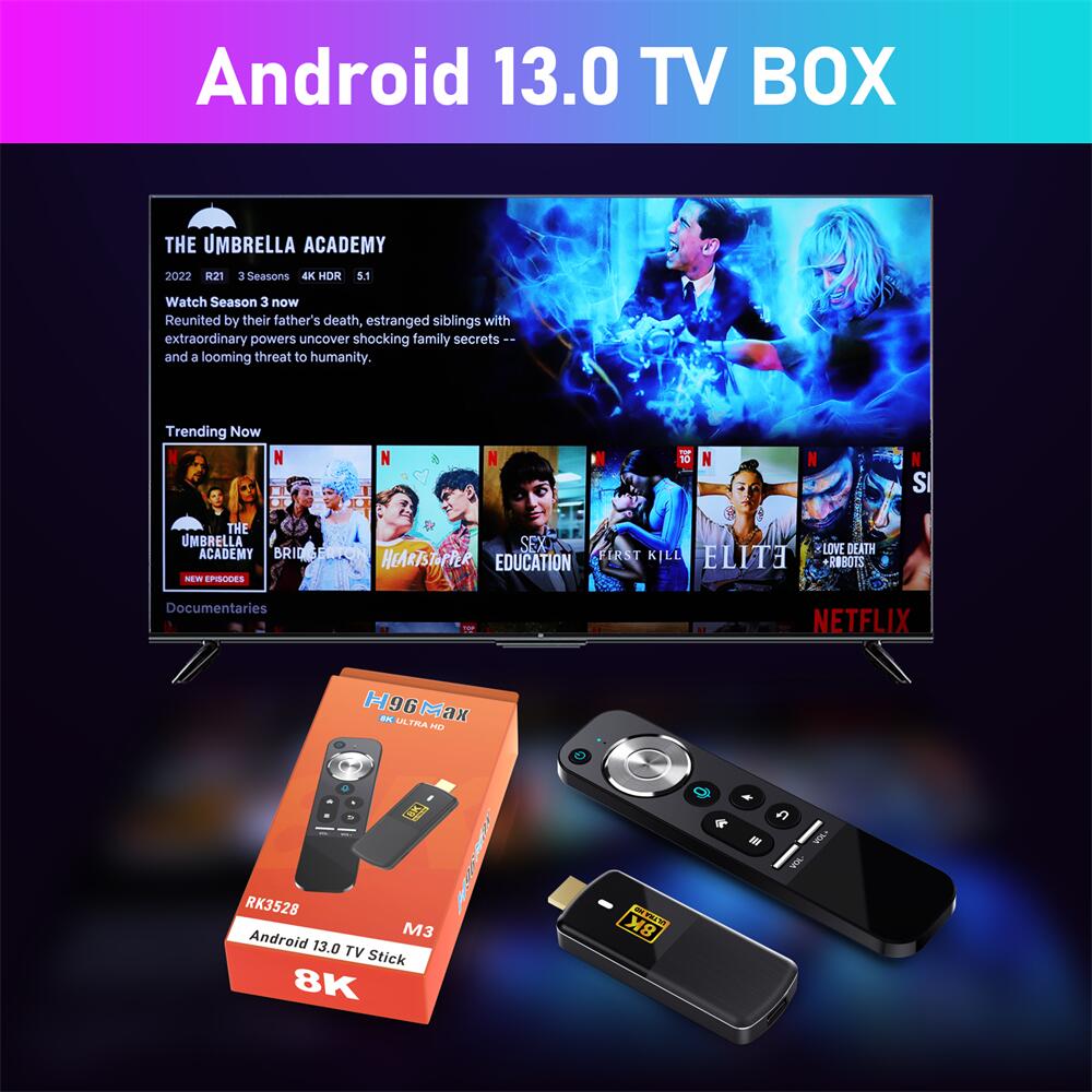 H96 Max M3 RockChip RK3528 Android TV Stick fabricante ODM China