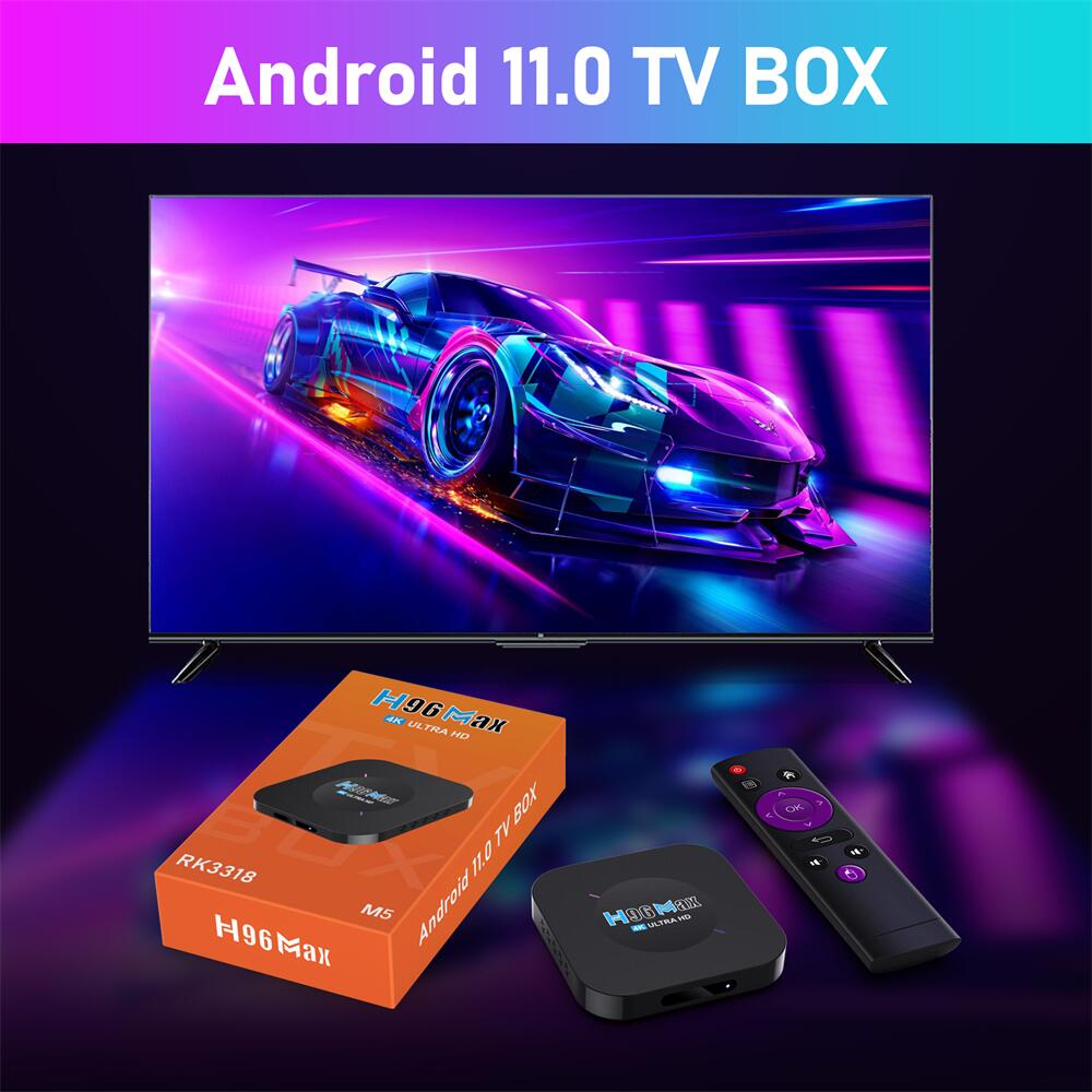 H96 Max M5 RockChip RK3318 caja de televisión ott fabricante de China OEM