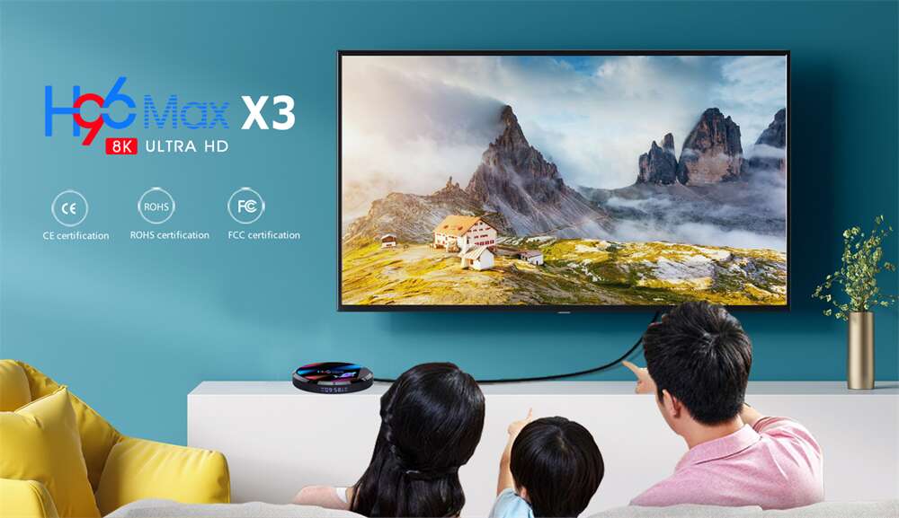 H96 Max X3 Amlogic S905X3 ott телевизор коробки Китай производитель поставщик