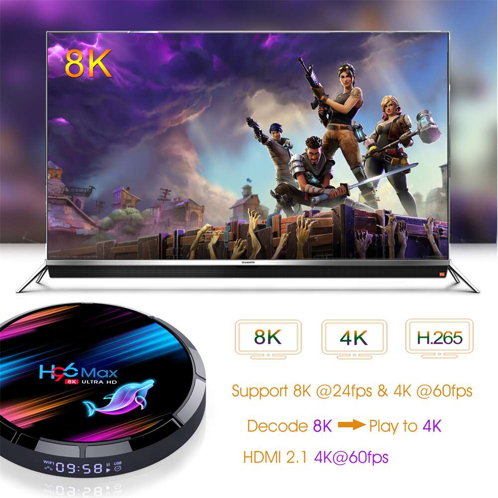 H96 Max X3 Amlogic S905X3 ott телевизор коробки Китай производитель поставщик