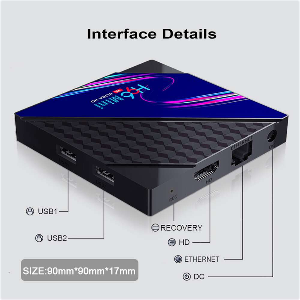 H96 Mini V8 RockChip RK3228A reproductor de transmisión China fabricante exportador