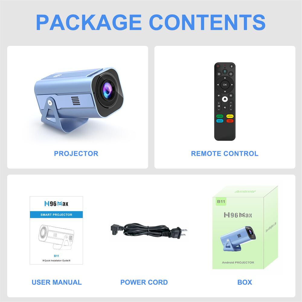 H96Max B11 Allwinner H716 proyector android China fabricante proveedor