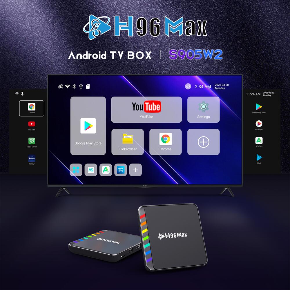 H96max W2 Amlogic S905W2 reproductor de transmisión China fabricante exportador