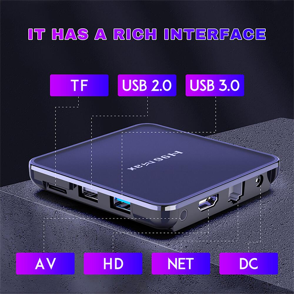 H96 Max V12 RockChip RK3318 caja de televisión android: maravillas de entretenimiento personalizadas